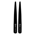 BWH - Slanted + Slanted Midnight Chrome Tweezers